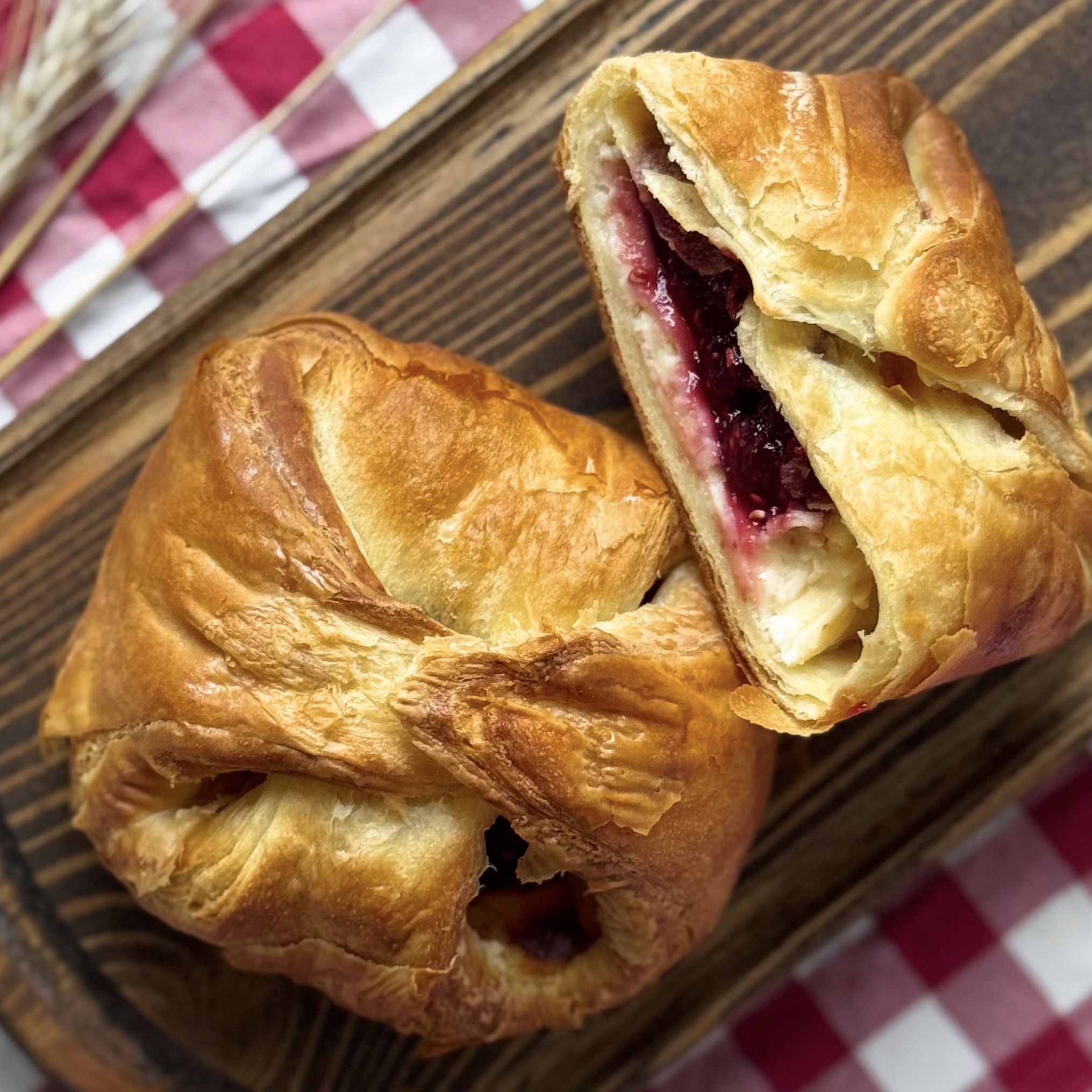 Баркетта для выпекания с малиной и творожным кремом изображение 2