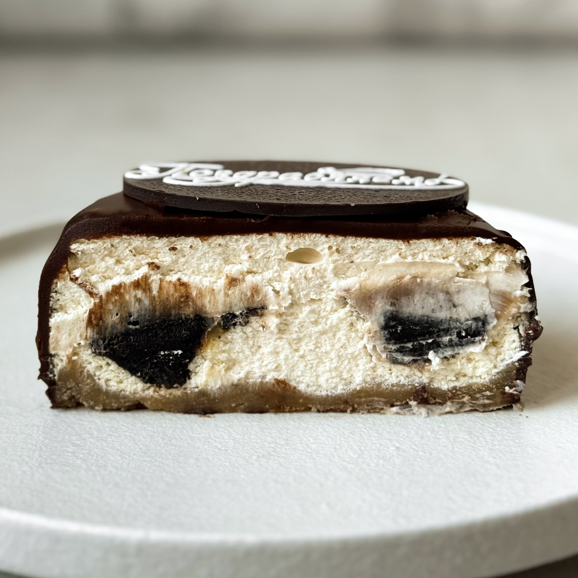 Бенто-торт Чизкейк брауни с карамелью (Поздравляем)  изображение 2