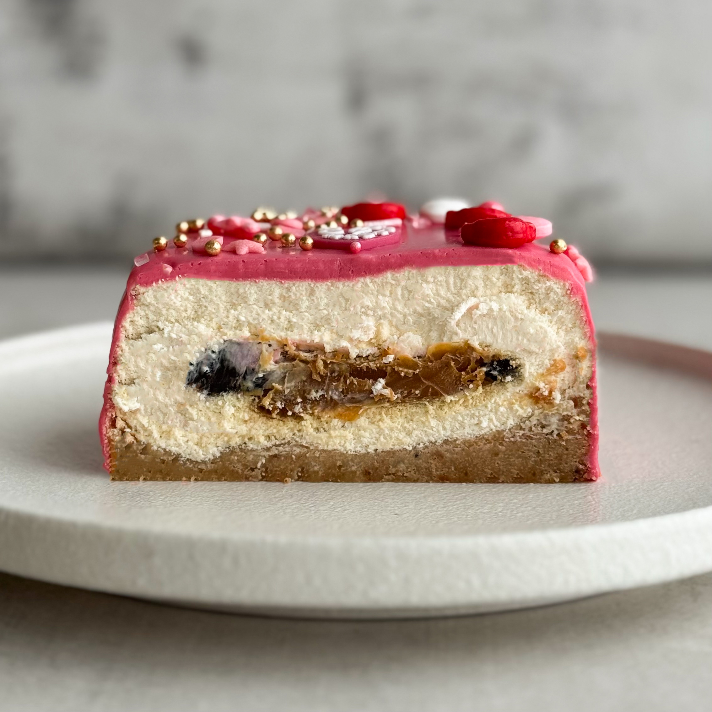 Бенто-торт ЧК брауни с карамелью (день влюблённых, 8 марта) в индивид.упаковке.  изображение 2