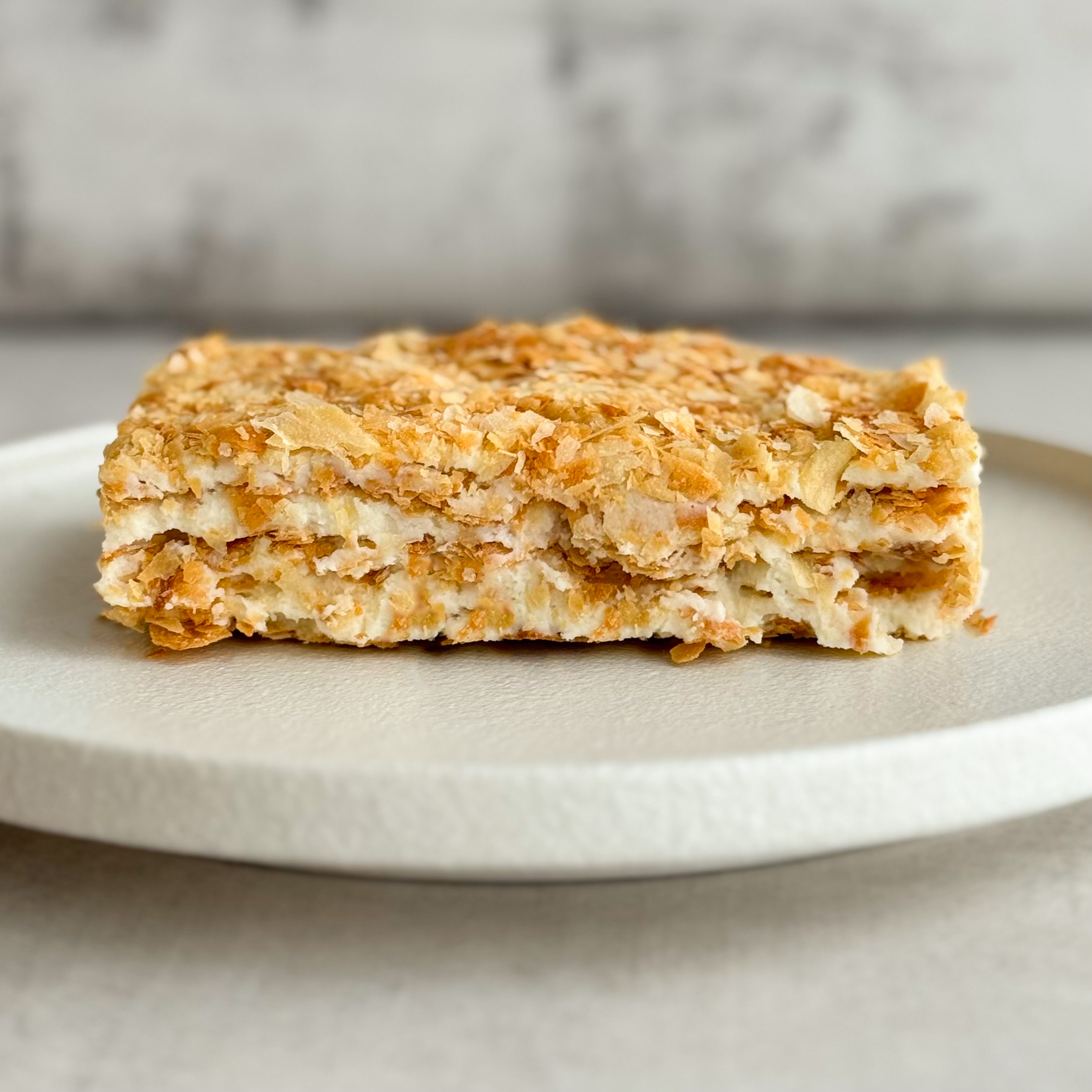 Бенто-торт Наполеон в индивид.упаковке. Нежнейшее сочетание слоёного теста и заварного крема. изображение 3