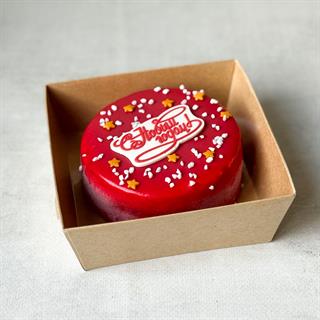 Бенто-торт ЧК брауни с карамелью (С Новым годом!) в индивид.упаковке 335 гр