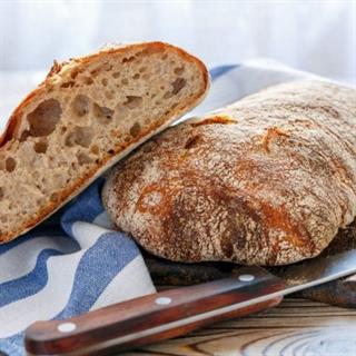 Классический итальянский хлеб с добавлением ржаной муки