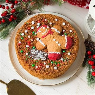 Торт Медовик 1,050 кг не резанный (НГ) 