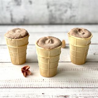Мороженое шоколадное в вафельном стаканчике с ЗМЖ